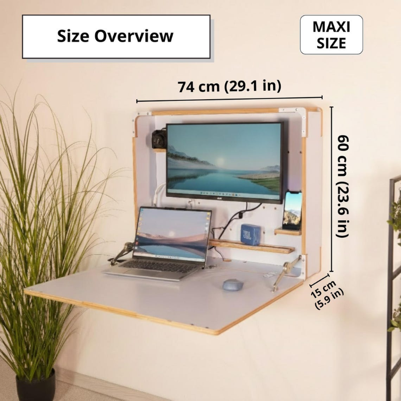 SmartHub Foldable Wall Workstation
