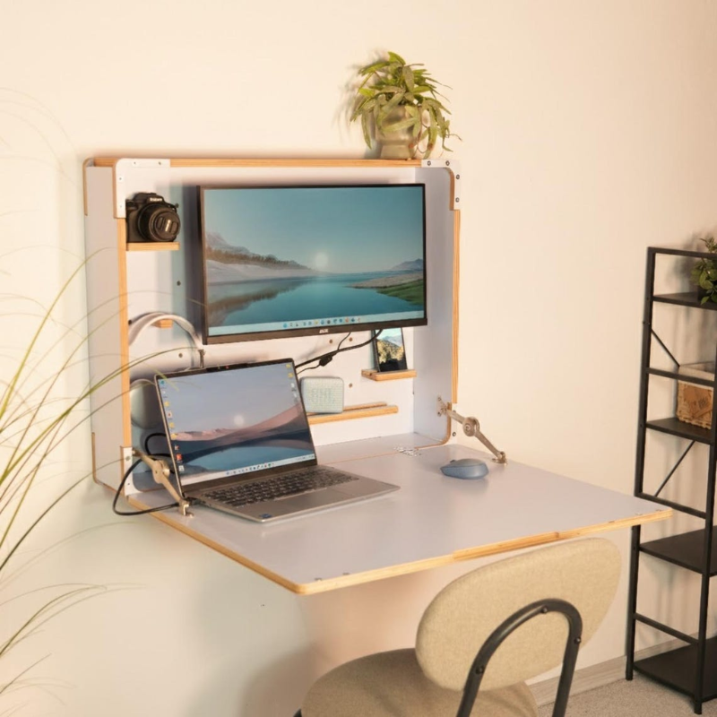 SmartHub Foldable Wall Workstation