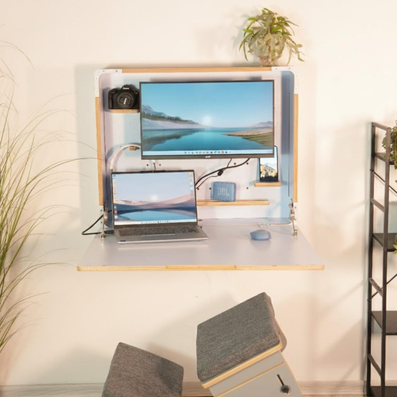 SmartHub Foldable Wall Workstation