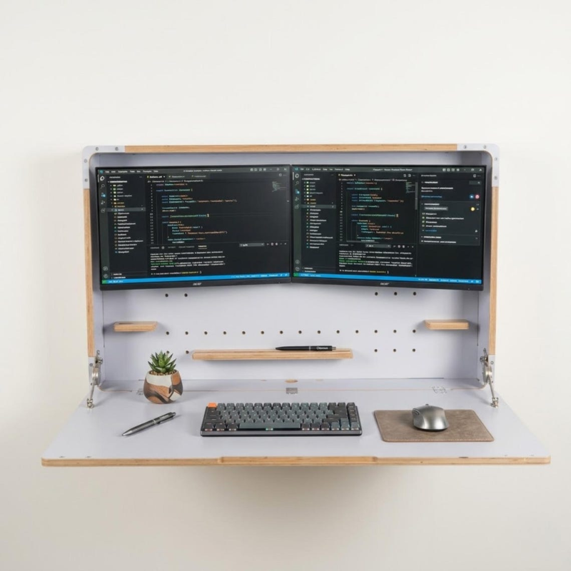 SmartHub Foldable Wall Workstation