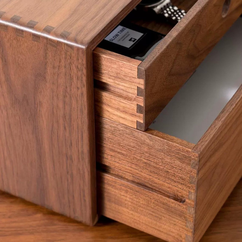 Wooden 2-Layer Desktop Storage Box | Office File Organizer | Wooden Drawer Organizer | Document Storage Box