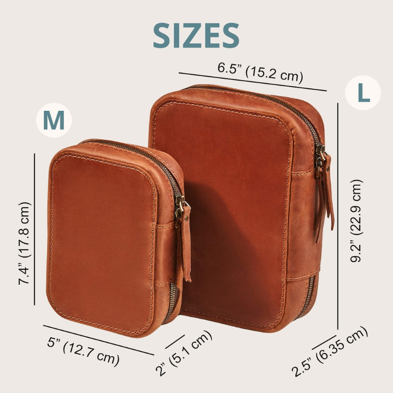 SmartHub Leather Tech Organizer