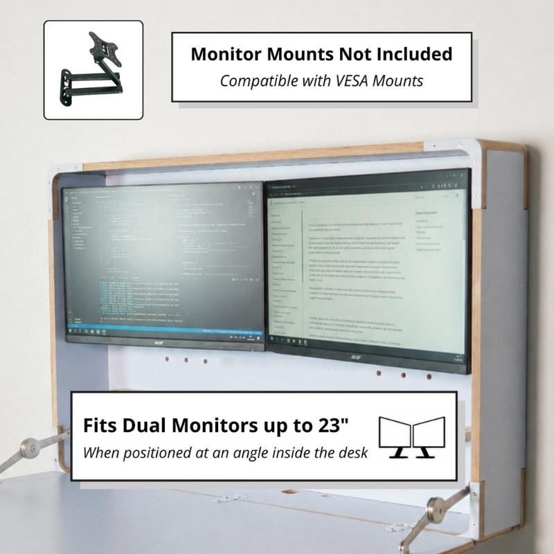 SmartHub Foldable Wall Workstation