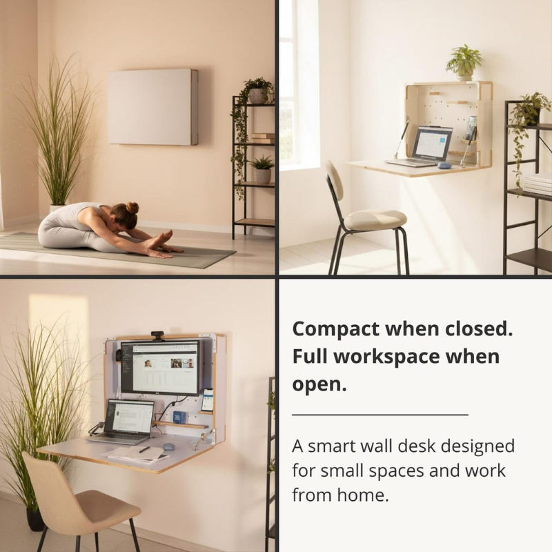 SmartHub Foldable Wall Workstation